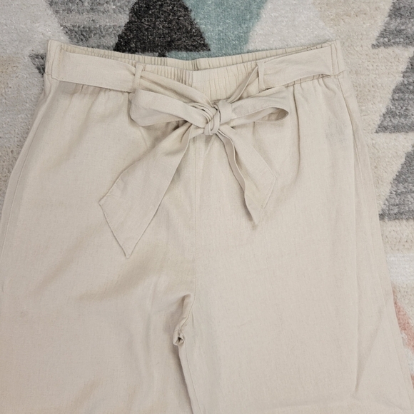2Bella Wide Leg Linen Blend Pants - Picture 3 of 7